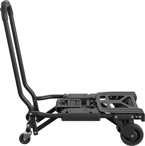 COSCO 12223BLK1E Shifter 2 في 1 شاحنة/عربة يدوية قابلة للطي مع لوحة كبيرة لأصابع القدم، أسود in Kuwait