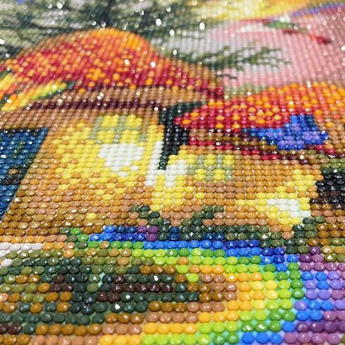 مجموعات الرسم الفني الماسي MXJSUA للبالغين، مجموعات لوحات فنية ماسية على شكل فطر الطنان على شكل فراشة كريك للمبتدئين، مجموعات رسم فنية ماسية كاملة الحفر، خرز بالأرقام، مقاس 12 × 16 بوصة in Saudi Arabia