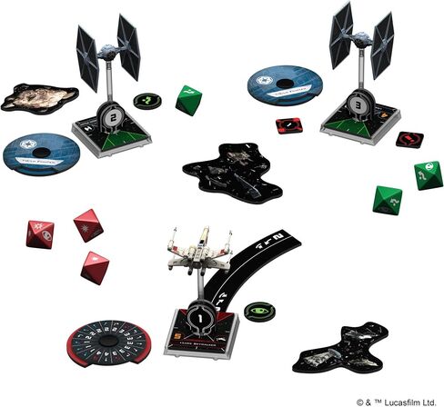 Star Wars X-Wing 2nd Edition Miniatures CORE SET | Strategy Game for Adults and Teens | Ages 14+ | 2 Players | Average Playtime 45 Minutes | Made by Atomic Mass Games in Saudi Arabia