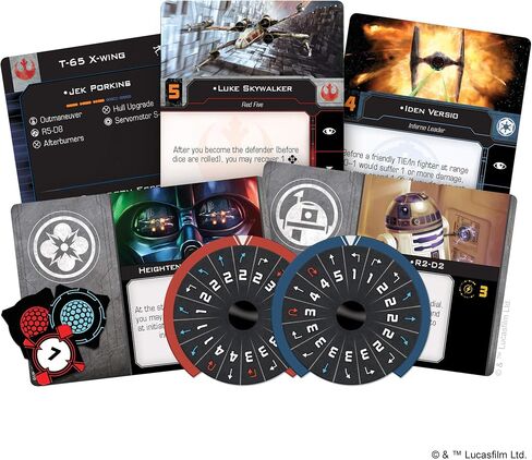 Star Wars X-Wing 2nd Edition Miniatures CORE SET | Strategy Game for Adults and Teens | Ages 14+ | 2 Players | Average Playtime 45 Minutes | Made by Atomic Mass Games in Saudi Arabia