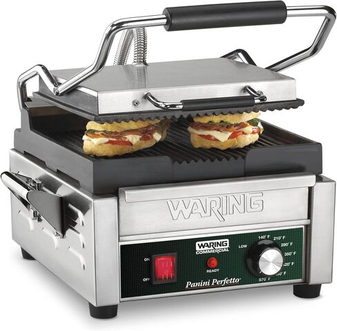 Waring Commercial WFG275 شواية تحميص مسطحة كاملة الحجم 14 بوصة × 14 بوصة، 120 فولت، 1800 وات، قابس 5-15 مرحلة in Saudi Arabia