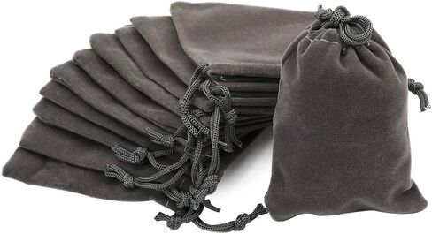 Shintop 10pcs Velvet Drawstring Bags Wedding Gift Bags Velvet Cloth Jewelry Pouches in Saudi Arabia