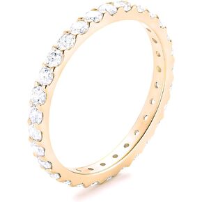 14kt Gold Diamond Eternity Band for Women - Sparkling I-J Color, SI Clarity Natural Diamonds for Timeless Elegance, A Perfect Symbol of Endless Love - Gift for Any Occasion in Saudi Arabia