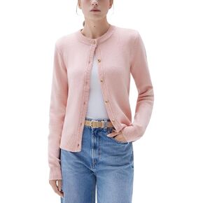 SUUKSESS Women Chunky Cashmere Cardigan Sweaters Trendy Fall Fashion Button Up Long Sleeve Knit Outfits in Kuwait