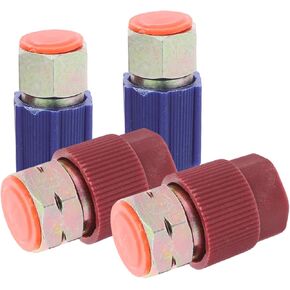 Luxshiny 4pcs C Car Charging Port Adapters to the Quick Disconnect Tiptings مع قبعات منخفضة منخفض in Kuwait