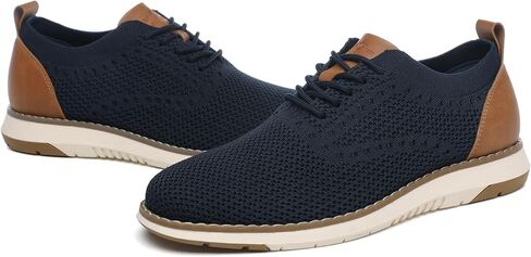 DECARSDZ Mens Mesh Fabric Fashion Sneakers Casual Oxfords Shoe Breathable Walking Shoes in Kuwait