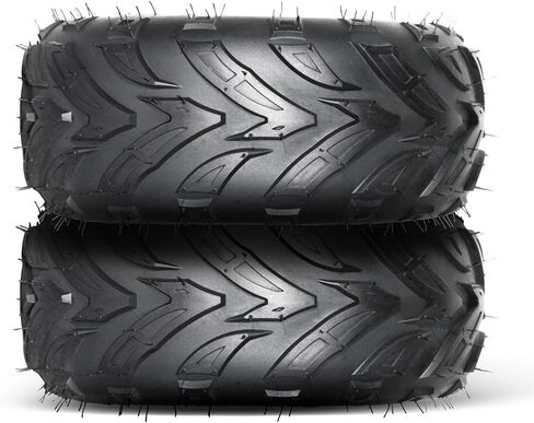 2 الأمامي والخلفي 145/70-6 ATV GO KART TIRES 4 PLY تصنيف الأسود 145x70-6 in Kuwait