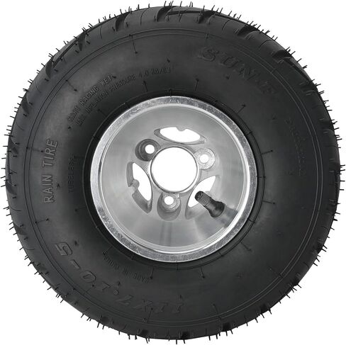 مجموعة من 4-11x7.10-5 إطارات المطر الخلاصة-11x7.10x5 GO العجلات إطارات السباق ، 5 "حافة ، 4 عجلة من مواجهة مطاطية العلاقات العامة ، نمط الترباس 3-Stud 50mm-يناسب Trike الانجراف ، رباعي ، دراجة صغيرة ، جزازة العشب ، إطار المتسابقين in Saudi Arabia