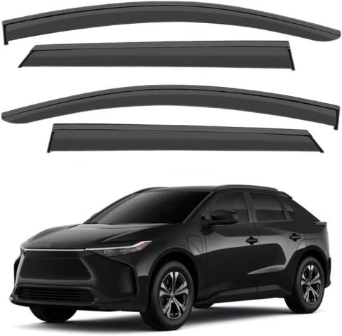Vesul المطر الحرس نافذة قناع متوافق مع 2023 2024 تويوتا bz4x سوبارو سولتيرا 3-351TY004 نافذة الرياح منحرف درع غطاء قناع خارج نوع جبل in Kuwait