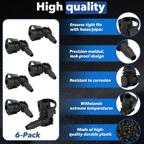 6 PCS 55354565 Throttle Valve Thermostat Body Heater Water Pipe Hose Connector, Replace Part 55574685, 55569809, Fit for Chevrolet Cruze, for Sonic, for Trax, for Buick Encore 1.4L 1.6L 1.8L 2013-2021 in Kuwait