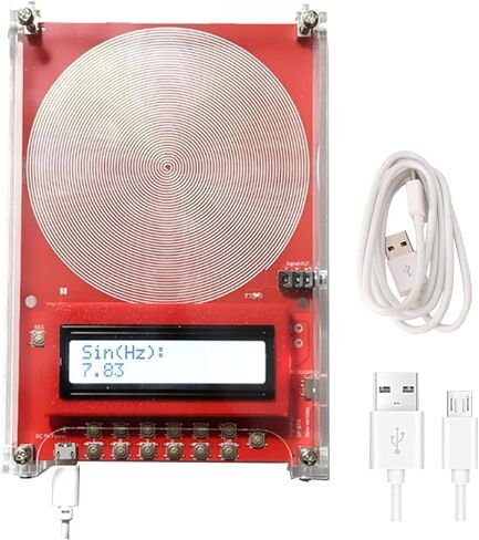 مولد تردد 7.83 هرتز للشفاء ، 0.1HZ-100000Hz جهاز شفاء الجهاز الصوتي القابل للتعديل ، مولد رنين موجة Schumann ، جهاز تكرار شفاء الصوت بالطاقة USB in Kuwait