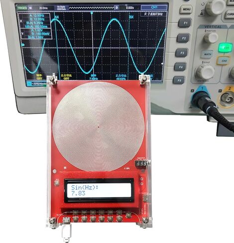 مولد تردد 7.83 هرتز للشفاء ، 0.1HZ-100000Hz جهاز شفاء الجهاز الصوتي القابل للتعديل ، مولد رنين موجة Schumann ، جهاز تكرار شفاء الصوت بالطاقة USB in Kuwait
