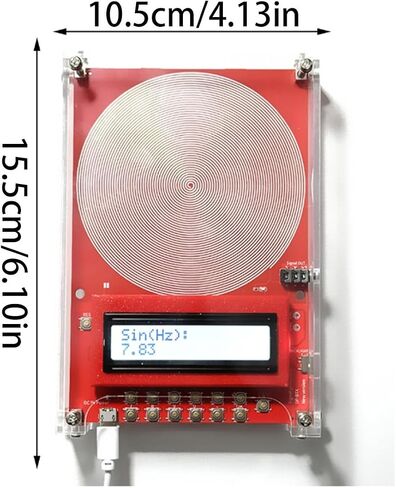 مولد تردد 7.83 هرتز للشفاء ، 0.1HZ-100000Hz جهاز شفاء الجهاز الصوتي القابل للتعديل ، مولد رنين موجة Schumann ، جهاز تكرار شفاء الصوت بالطاقة USB in Kuwait