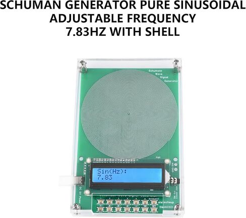 مولد تردد 7.83 هرتز للشفاء ، 0.1HZ-100000Hz جهاز شفاء الجهاز الصوتي القابل للتعديل ، مولد رنين موجة Schumann ، جهاز تكرار شفاء الصوت بالطاقة USB in Kuwait