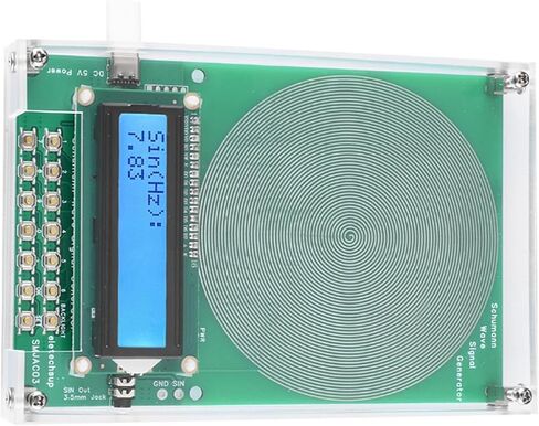 مولد تردد 7.83 هرتز للشفاء ، 0.1HZ-100000Hz جهاز شفاء الجهاز الصوتي القابل للتعديل ، مولد رنين موجة Schumann ، جهاز تكرار شفاء الصوت بالطاقة USB in Kuwait