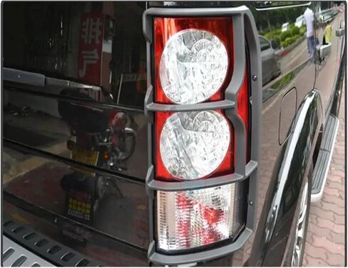 ABS Car Front Headlight + Rear Tail Light Lamp Cover Trim Compatible For Land Rover Discovery 4 LR4 2010 2011 2012 2013(Rear) in Saudi Arabia