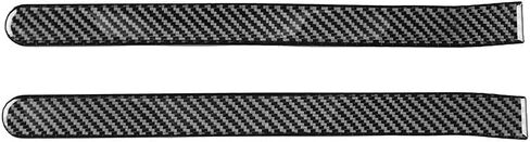 SIKUAI 2Pcs Carbon Fiber Rear Brake Light Trim Strip Tail Side Lamp Sticker Black For KIA Stinger 18-23 in Saudi Arabia