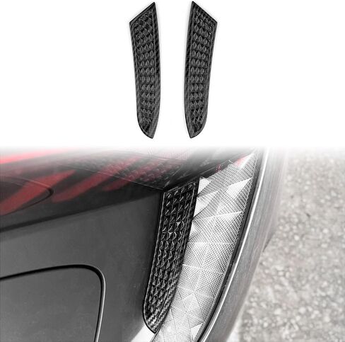 YouToocar 2pcs خلفي الأغطية المتوافقة مع kia ev6 2022-2026 الملحقات (أسود) in Kuwait