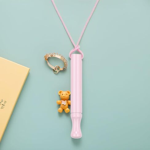 Breathing Necklace to Quit Smoking and Vaping with Refillable Mint Pods, Stop Smoking Aids Fidget Necklace, Smokeless Inhaler for Adults with Enameled Surface, Includes 3 Mint Cotton Cores in Saudi Arabia