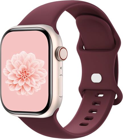 سوار رياضي من السيليكون متوافق مع ساعة Apple 41 مم 40 مم 42 مم 38 مم 46 مم 45 مم 44 مم 49 مم للنساء والرجال، سوار معصم بديل بحزام ناعم لساعة iWatch Ultra SE 3 2 1 Series 11 10 9 8 7 6 5 4 in Kuwait