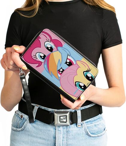 محفظة Hasbro محفظة ، zip حولها ، My Little Pony Piecie Pie Rainbow Dash Stack Fluttershy Cack in Saudi Arabia