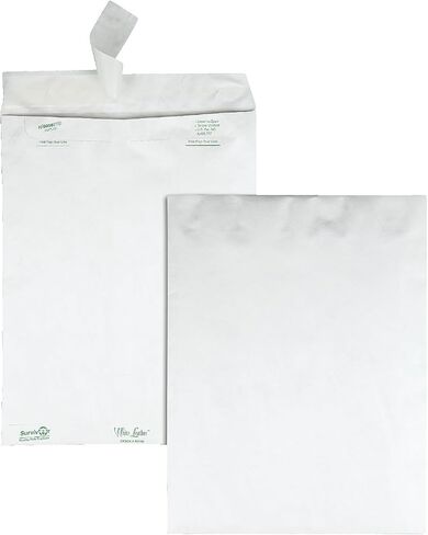 Survivor R3140 White Leather Tyvek Mailer, 10 x 13, White (Box of 100) in Saudi Arabia
