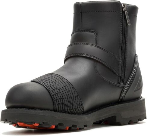 Harley-Davidson Men's Shrader Skull Ride WP Leather Motorcycle Boots, D96319 in Saudi Arabia