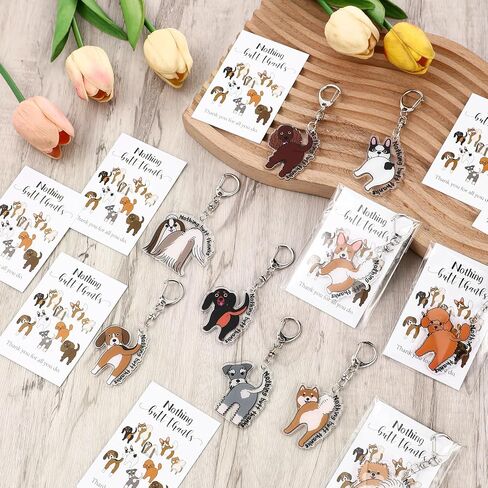 Cunno Vet Tech Technal Gifts Funny Dog Acrylic Keychains with strid stard card to the peterinist in Kuwait