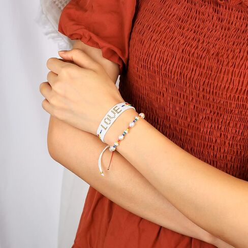KELITCH Heart-Shaped Wrap Bracelet Miyuki Beads Friendship Bracelet Punk Bracelets Jewelry in Saudi Arabia