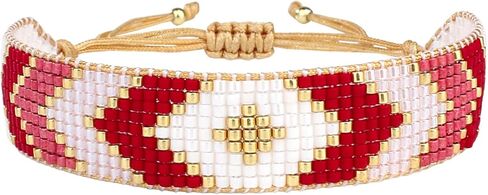 KELITCH Heart-Shaped Wrap Bracelet Miyuki Beads Friendship Bracelet Punk Bracelets Jewelry in Saudi Arabia