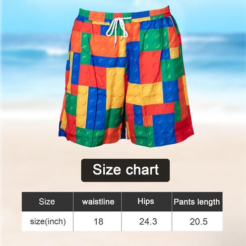 Mens Swim Trunks Quick Dry Beachwear Drawstring Waist Summer Vacation Water Sports Activities Lightweight Beach Shorts in Saudi Arabia