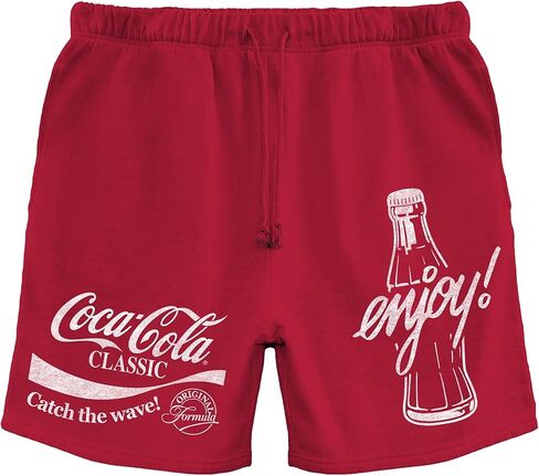 Ripple Junction Coca-Cola Men Graphic Serfts Shorts مرخص رسميًا رسميًا in Saudi Arabia