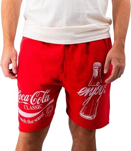 Ripple Junction Coca-Cola Men Graphic Serfts Shorts مرخص رسميًا رسميًا in Saudi Arabia