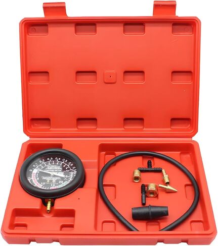 Fuel Pump and Vacuum Tester Gauge, Car Carburetor Leak Diagnostics Tester Kit, Universal Pressure Testing Meters for Automotive Engine Fuel System in Saudi Arabia