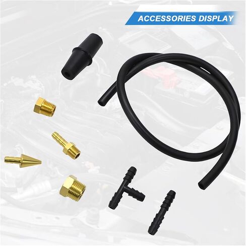 Fuel Pump and Vacuum Tester Gauge, Car Carburetor Leak Diagnostics Tester Kit, Universal Pressure Testing Meters for Automotive Engine Fuel System in Saudi Arabia
