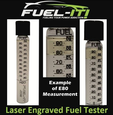 Glass Laser Etched Ethanol Content Fuel Tester for Ethanol, E85, Gasoline in Saudi Arabia
