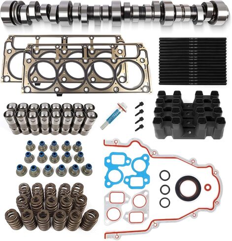 E1840p ميكانيكا قذرة المرحلة 2 طقم عمود الحدبات ، ملائمة لعام 1999-2013 CHEVY/GMC LS GEN 3/4 4.8L 5.3L محركات Vortec - تشمل CAM ، المصاعد والصواني ، pushrods ، gaskets in Kuwait