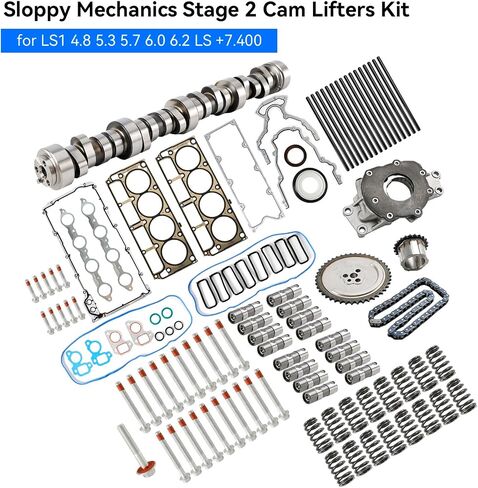 areyourshop قذرة ميكانيكا المرحلة 2 كام رافعات مجموعة ل CHEVY LS1 LS2 LS3 4.8 5.7 6.0 6.2 V8 1997-2013 الشاحنات ، سيارات الدفع الرباعي ، عمود الحدبات ، رعاة ، الينابيع ، مضخة الزيت ، SWAP LS ، LOPEY IDLE in Saudi Arabia