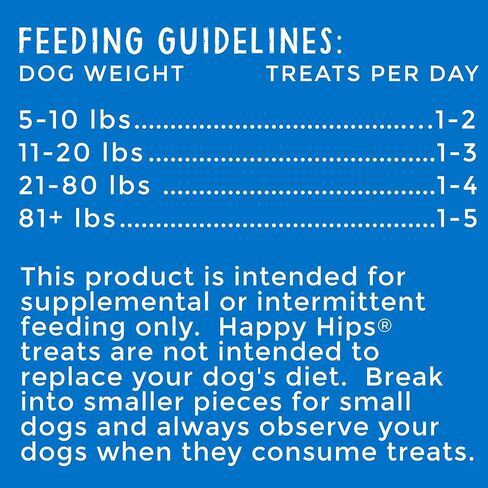 Happy Hips Duck Jerky، علاجات الكلاب الخالية من الحبوب مع الجلوكوزامين والكوندرويتين، صنع في الولايات المتحدة الأمريكية، 4 أونصة in Kuwait