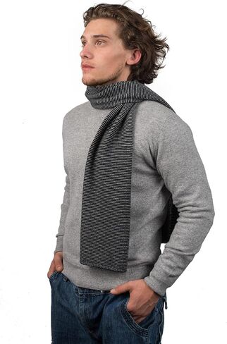 Dalle Piane Cashmere - وشاح مخطط 100 ٪ من الكشمير - صنع في إيطاليا - رجل in Kuwait