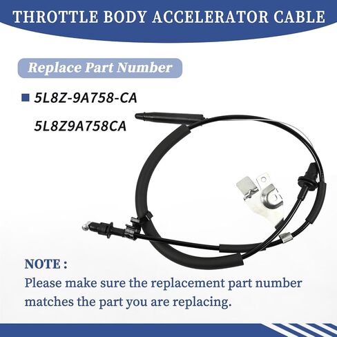 Throttle Body Accelerator Cable Fit for Ford Escape│Mercury Mariner 2005 2006 3.0L V6-Gas Replace 5L8Z-9A758-CA Throttle Control Cable Assembly in Saudi Arabia