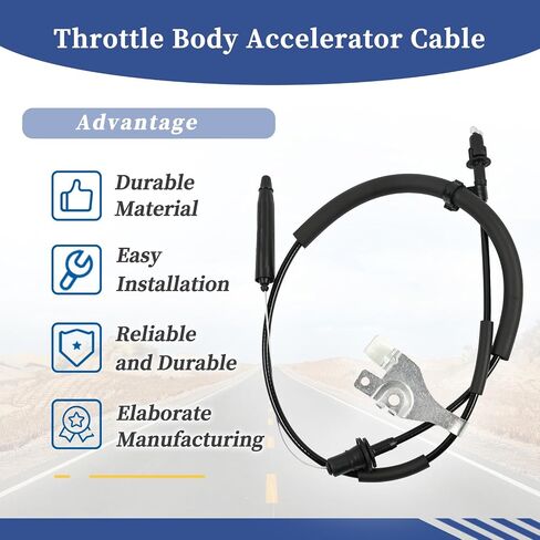 Throttle Body Accelerator Cable Fit for Ford Escape│Mercury Mariner 2005 2006 3.0L V6-Gas Replace 5L8Z-9A758-CA Throttle Control Cable Assembly in Saudi Arabia