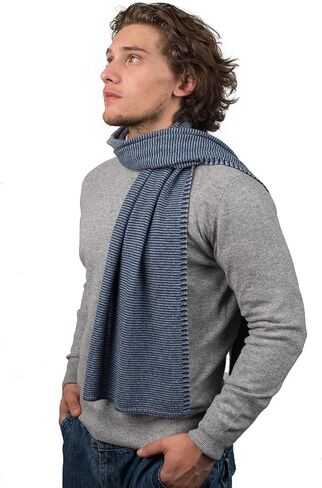 Dalle Piane Cashmere - وشاح مخطط 100 ٪ من الكشمير - صنع في إيطاليا - رجل in Kuwait