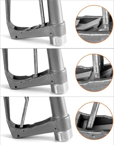 QWORK Fuel Nozzle, 3/4 in. NPT Manual Swivel | For Manual and Electric Fuel Pumps | Gasoline and Diesel | Max Pressure 50 PSI, 2 Pack in Saudi Arabia