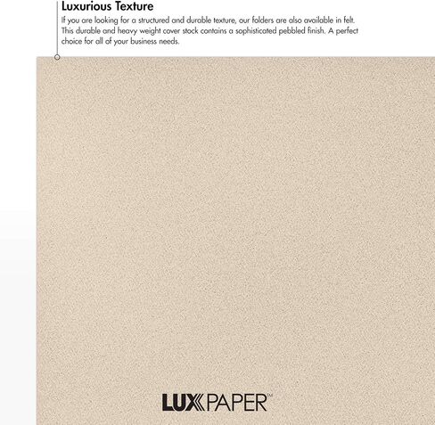 LUXPaper 9" x 12" Presentation Folders | Two Pocket | Front Cover Card Slits (Center) | Deep Black Linen | 100lb. Cover | 50 Qty in Saudi Arabia