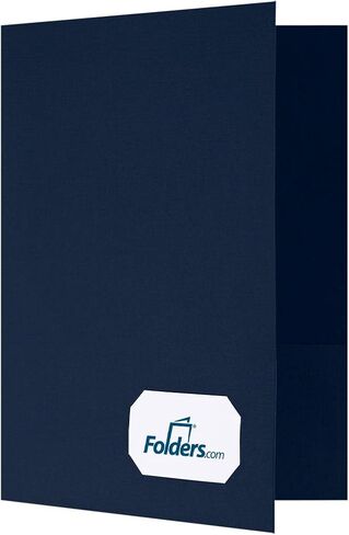 LUXPaper 9" x 12" Presentation Folders | Two Pocket | Front Cover Card Slits (Center) | Deep Black Linen | 100lb. Cover | 50 Qty in Saudi Arabia