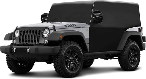 غطاء CABLAING COVER SUNSHADE يتوافق مع 2021-2024 Ford Bronco 4 Door ، 6 طبقات حماية ممسحة الصقيع ومرآة الحماية من أشعة الشمس ، الأشعة فوق البنفسجية ، الثلج ، المطر (لا تناسب Bronco Sport) in Saudi Arabia