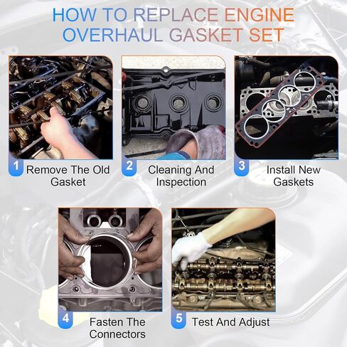 G4FJ 1.6T Engine Cylinder Head Gasket Set Fits for Hyundai Elantra/Sonata/Tucson, Kia Forte/Optima/Soul 2015 2016 2017 2018 2019 2020 2021 1.6L DOHC Turbo OE G4FJ 20910-2BU06 in Saudi Arabia