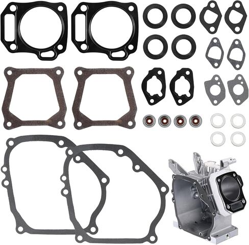 Predator Hemi 212 Carburetor Exhaust Intake Gasket Kit, Small Engine Carb Head Gaskets Material Compatible with 196cc 212cc GX160 GX200 Power Equipment (212cc/GX160 Full Gasket Set) in Saudi Arabia