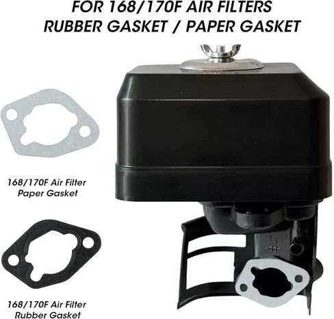 Predator Hemi 212 Carburetor Exhaust Intake Gasket Kit, Small Engine Carb Head Gaskets Material Compatible with 196cc 212cc GX160 GX200 Power Equipment (212cc/GX160 Full Gasket Set) in Saudi Arabia